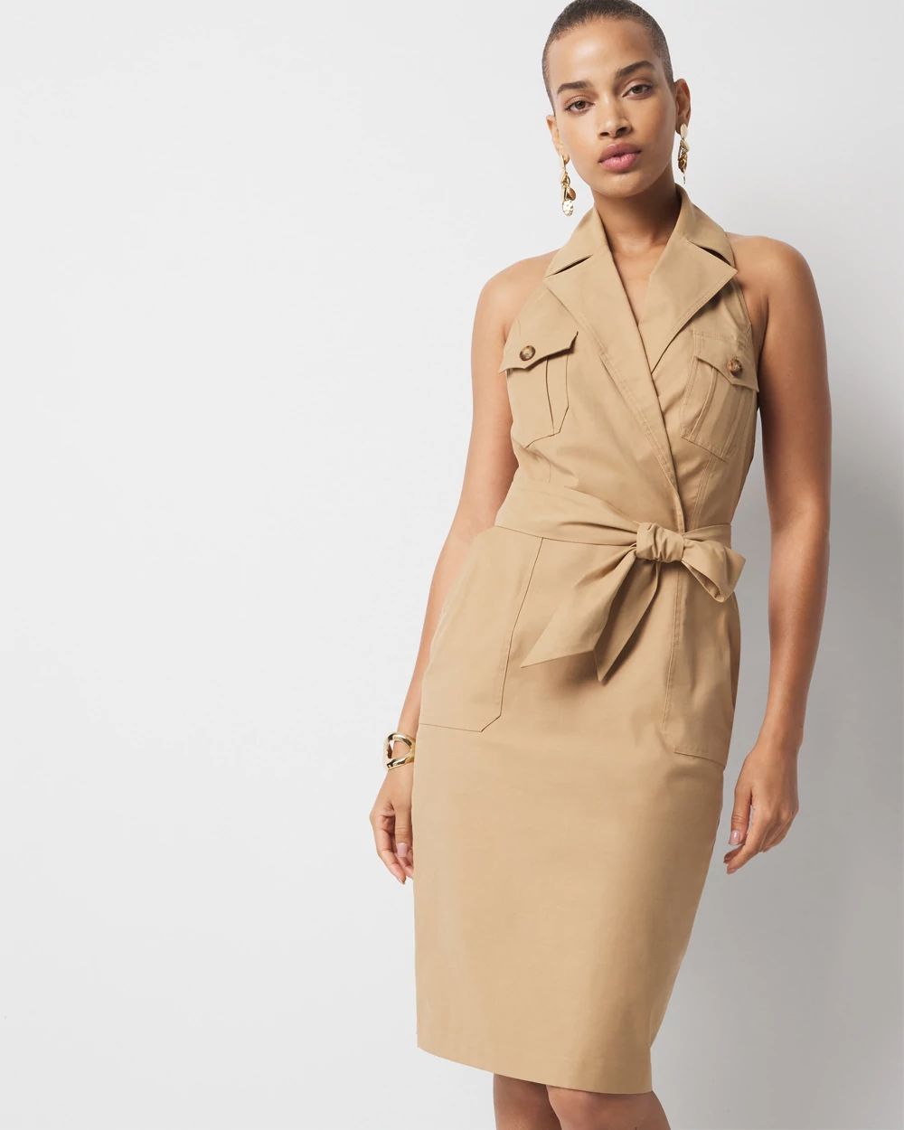 Trench Wrap Mini Dress | White House Black Market